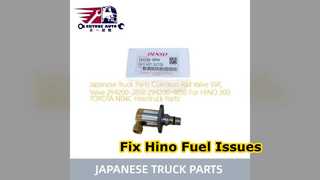 Hino 300 Common Rail SVC-klep 294200 2850 Vervanging