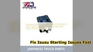 Isuzu NQR startrelais 8971739470 Reparatieoplossing