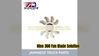 Hino 300 N04C vervangingsonderdeel voor ventilatorbladen