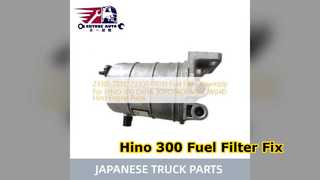 Hino 300 brandstoffilterconstructie 23301 78110 vervanging