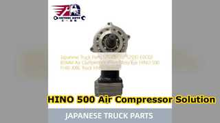 HINO 500 J08E Luchtcompressorpomp S2910E0C02 Vervanging