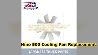 Hino 500 motorventilatorblad 16361 E0140 vervanging