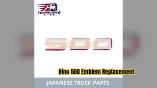 Hino 500 vrachtwagenembleem 75338 E0040 vervangend onderdeel