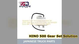 HINO 500 eindaandrijving tandwielset 41201 3860 8 39 verhouding