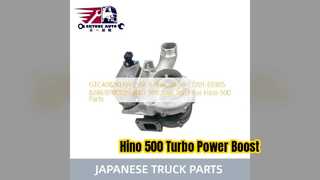 Hino 500 J08E turbocompressor GTC4082KLNV vervanging