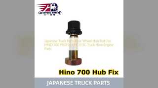 Hino 700 Profia achterwielnaafcomponent vervangen