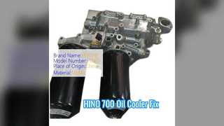 HINO 700 P11C oliekoelerconstructie 15700 E0E10 reparatie