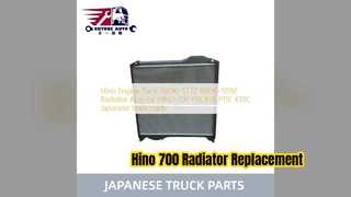 Hino 700 Profia P11C K13C Vervanging van de radiatorconstructie