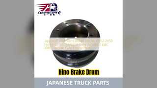 Hino 500 vrachtwagenremtrommel 43512 2650