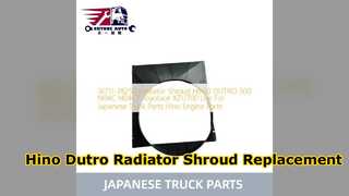 Hino Dutro 300 radiateurkap 16711 78250 vervanging