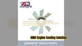 HINO J08C Motorventilatorblad 16306 2671 Vervanging
