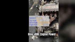 Hino 500 J08C-motor gebruikte montage