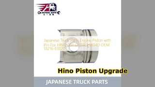 Hino 300 W04D-zuiger OEM 13216 E0020