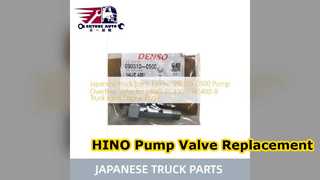 HINO Truckpomp overstroomventiel 090310 0500 Vervanging
