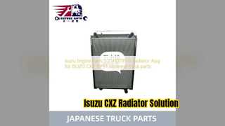 Isuzu CXZ 0PE Radiator Assy-motoronderdelen