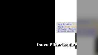Isuzu-motoroliefilter 18761832222 voor FVR 6HK1 4HK1