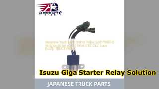 Isuzu Giga Startrelais 1811710870 Betrouwbare vrachtwagenonderdelen