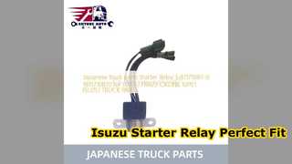 Isuzu Starter Relay 1811710870 Reliable Truck Parts