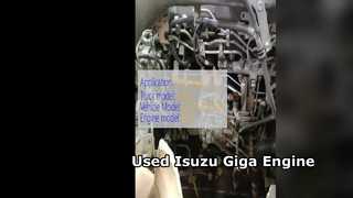 Gebruikte Isuzu Giga-motortransmissie 6WG1 te koop