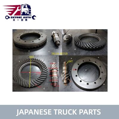 Japanse vrachtwagenonderdelen Crown pinion 6/41 38110-90719 voor UD TRUCK CONDOR RF8 38110-90719