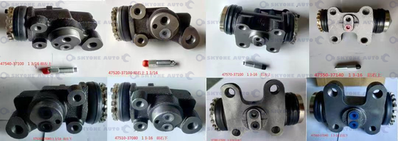 Japanse vrachtwagenonderdelen 47570-37100 Remwiel Cylinder LH zijkant Gebruik voor HINO 300 DYNA TOYOTA COASTER HINO MOTOR PARTS