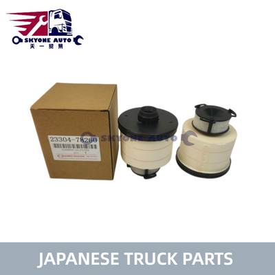 Hino Motor Parts Fuel Filter Element 23304-78260 23304-78150 Gebruik voor HINO 300 DUTRO N04C Truck