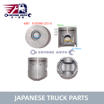 Japanse vrachtwagenonderdelen Motor zuiger 8979402210 8-97940221-0 Voor ISUZU 2.8TON TFR 4JB1T OEM 8-97940221-0