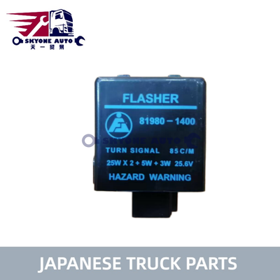 Japanse vrachtwagenonderdelen 24V Flasher Relay 81980-1400 voor HINO Truck Hino Motoronderdelen