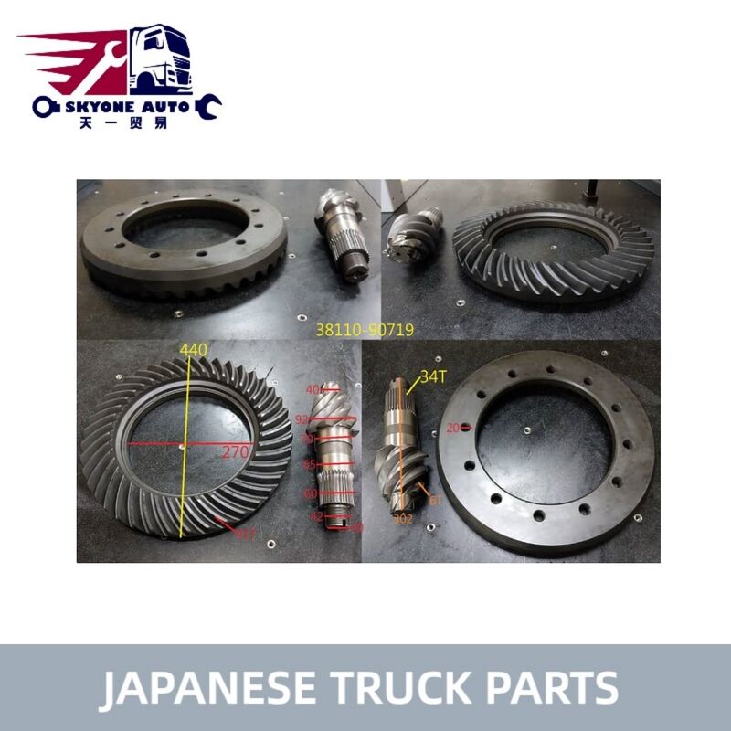 Japanse vrachtwagenonderdelen Crown pinion 6/41 38110-90719 voor UD TRUCK CONDOR RF8 38110-90719