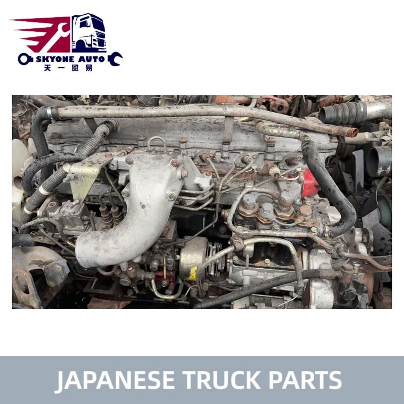 Japanse vrachtwagenonderdelen GEBRUIKTE motorassemblage voor HINO 500 RANGER Truck J08C UW Hino tweedehands motor