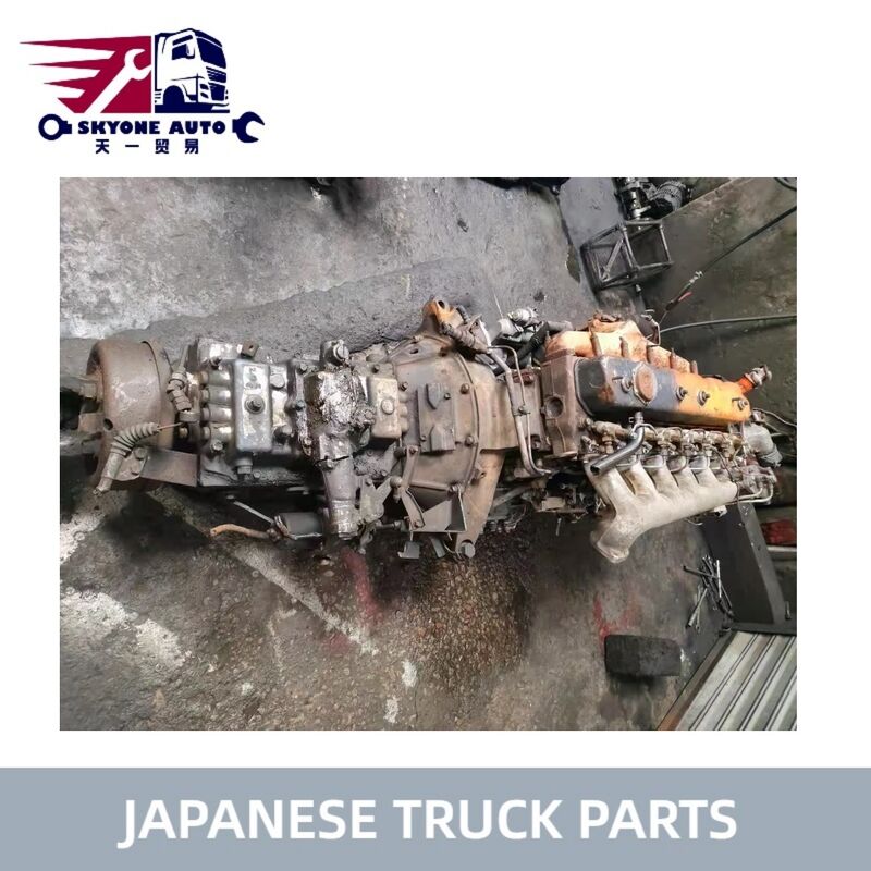 Japanse vrachtwagenonderdelen GEBRUIKT motor met zesversnellingsbak in goede staat voor ISUZU FTR 6BG1 te koop Isuzu gebruikte onderdelen