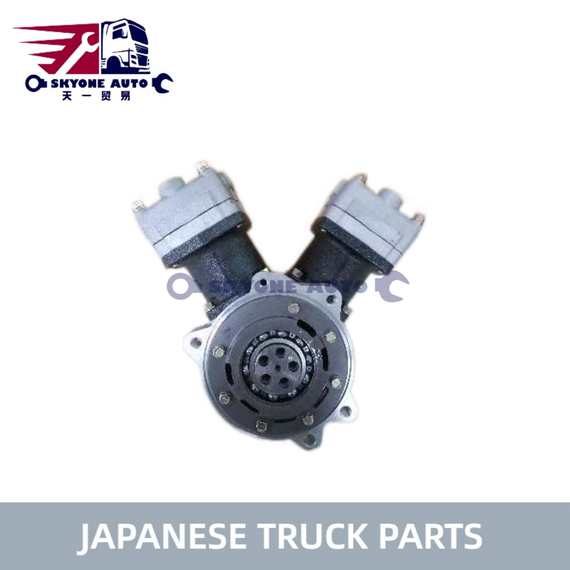 Japanse Vrachtwagenonderdelen 1-19100334-2 1191003342 Air Compressor Pomp Assy Voor ISUZU CYZ51K 6WF1 HNTC Merk