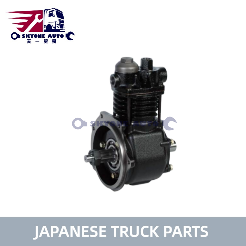 Japanse vrachtwagenonderdelen Luchtkoeling ME067023 80MM Luchtcompressor Pump Assy Voor MITSUBISI FUSO 8DC9 8DC8 Truck HNTC Brand