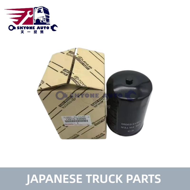 HINO dieseloliefilter 15630-E0080 15613E0080 15613-EV015 voor TOYOTA/HINO 300 Truck Japanse Truckonderdelen